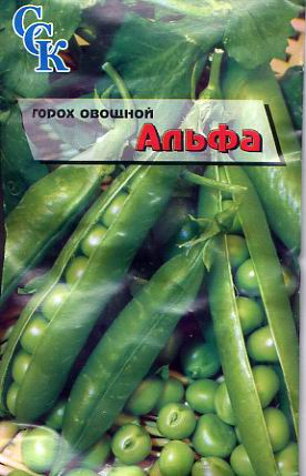 Пакетированные семена: горох
