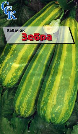 Пакетированные семена: кабачок