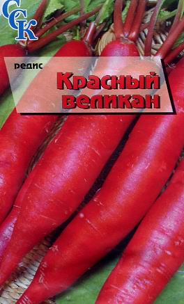 Пакетированные семена редиса